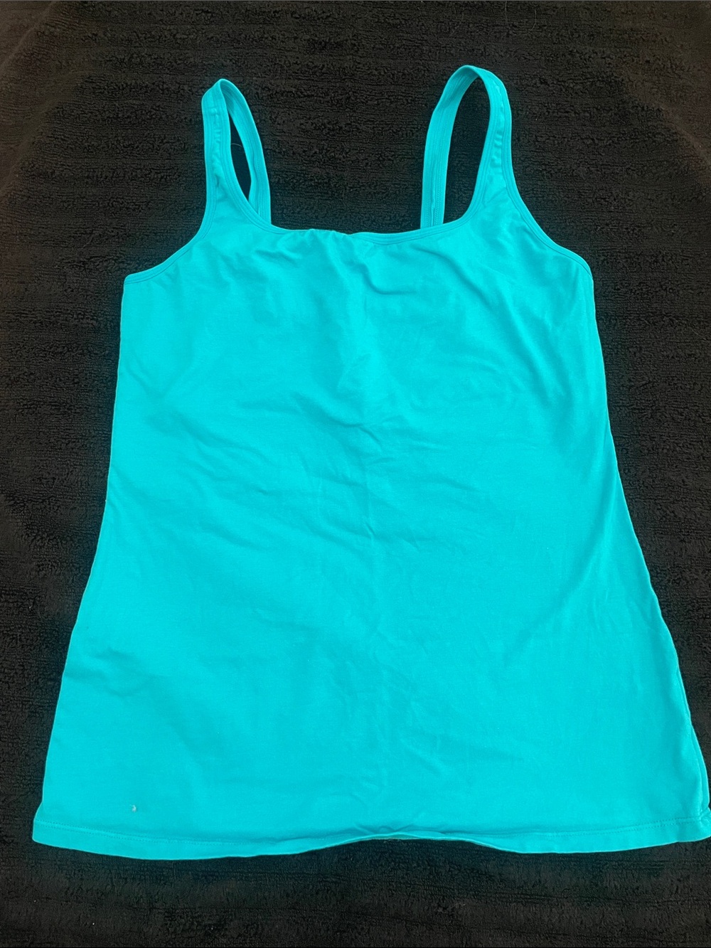Women's Turquoise Scoop Neck Tank Top - Everyday Essential